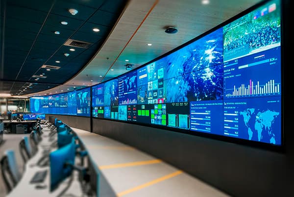 Sala de Controle e Videowall